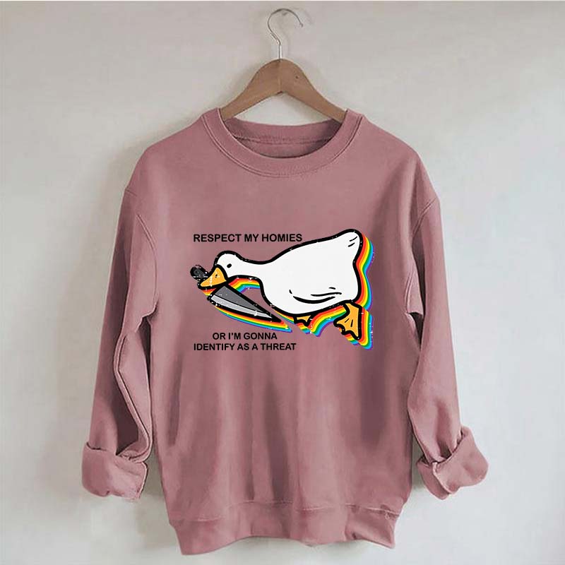 Silly Goose Ally Pride Queer Rights Ally Sweatshirt