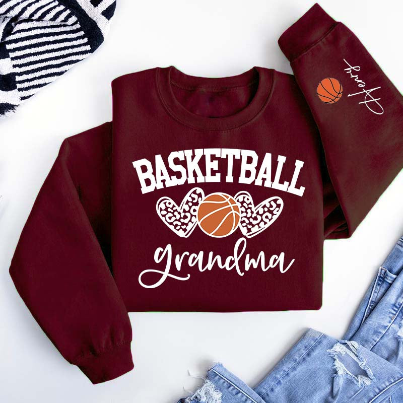 Customized Basketball Grandma Sweatshirt