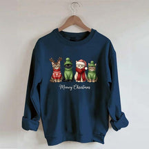 Funny Meowy Christmas Sweatshirt