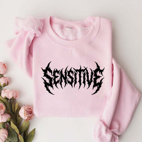 Sensitive Feminist Workout Retro Sweatshirt