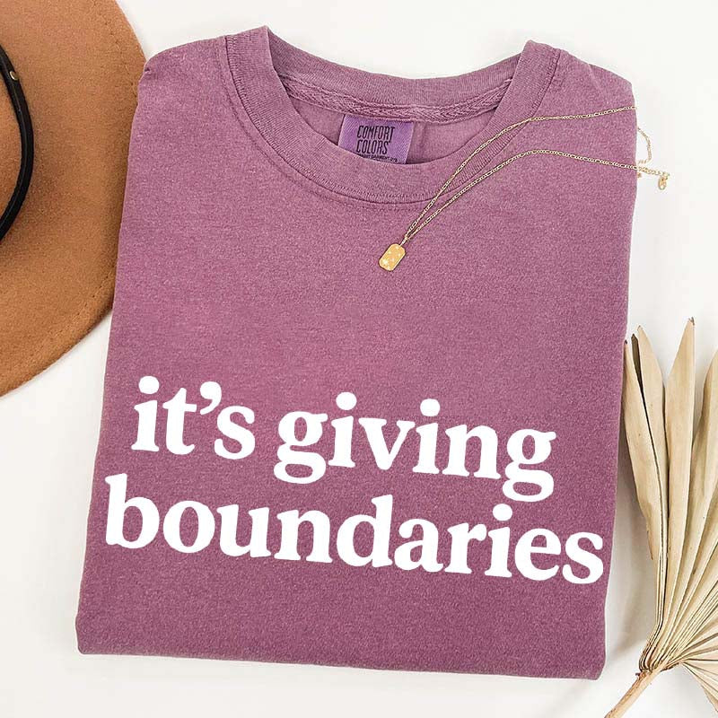 It's Giving Boundaries T-Shirt