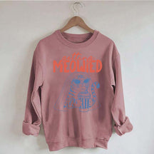 Getting Meowied Funny Cat Bride Sweatshirt