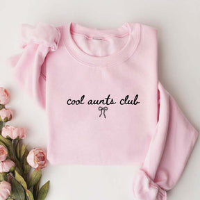 Coquette Bow Cool Aunts Club Sweatshirt