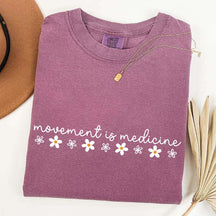 Movement Is Medicine Floral T-Shirt