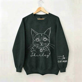 Personalized Pet Photo Dog Cat Sweatshirt