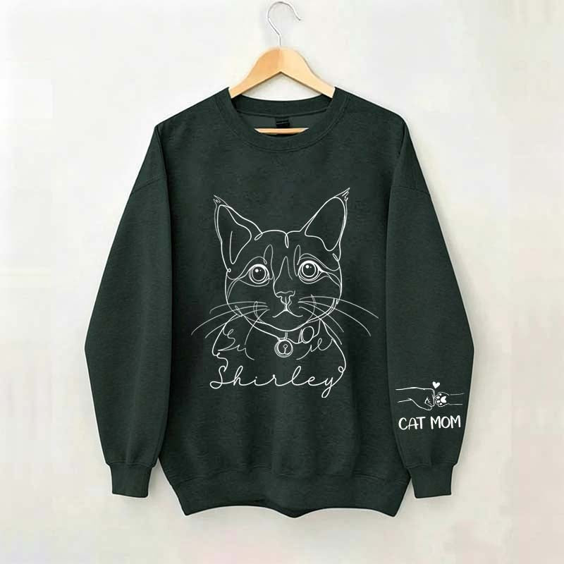 Personalized Pet Photo Dog Cat Sweatshirt