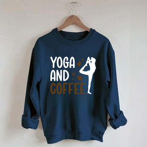 Yoga And Coffee Sweatshirt