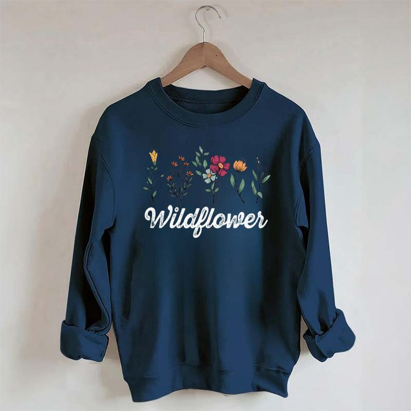 Minimalist Wildflower Sweatshirt