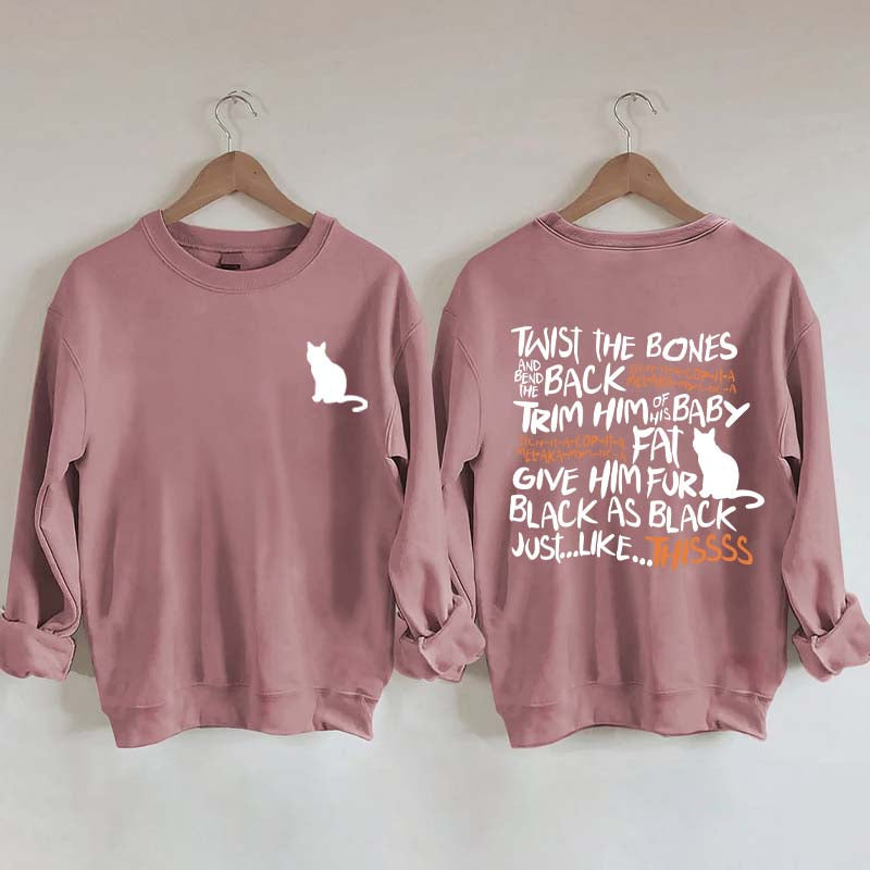 Funny Twist The Bones Cute Hocus Pocus Sweatshirt