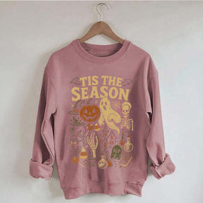 Tis' the Season Pumpkin Ghost Cute Sweatshirt