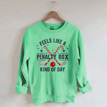 Hockey Penalty Box Christmas Sweatshirt