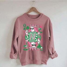 Queen of Clubs Golf Sweatshirt