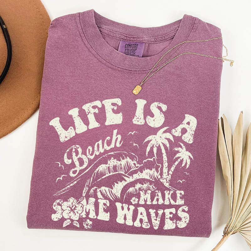 Comfort Colors Beach Graphic T-Shirt