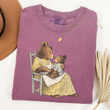 Vintage Storybook Bear Cub T-Shirt