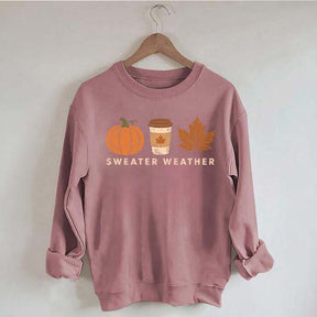 Cozy Autumn Sweater Weather Sweatshirt
