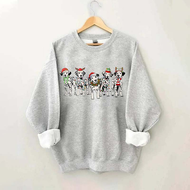 Christmas Dalmatian Sweatshirt