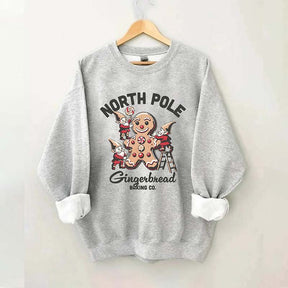 North Pole Gingerbread Baking Co Sweatshirt