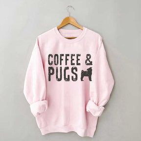 Coffee And Pug Sweatshirt