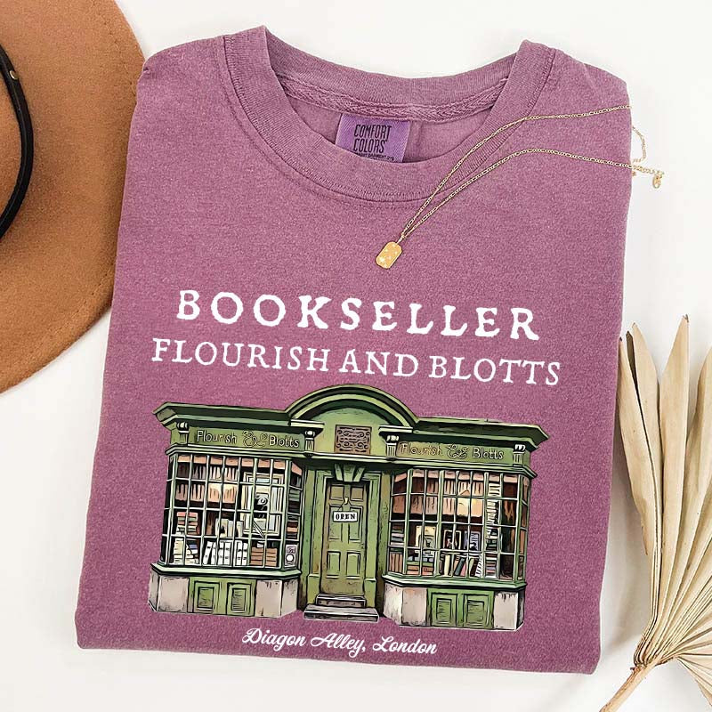 Wizard Bookstore Book Lover T-Shirt