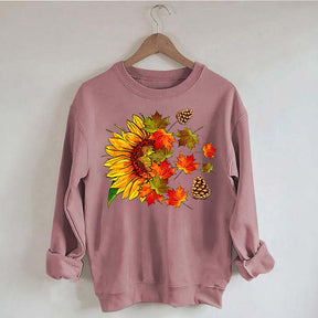 Autumn Sunflower Sweatshirt