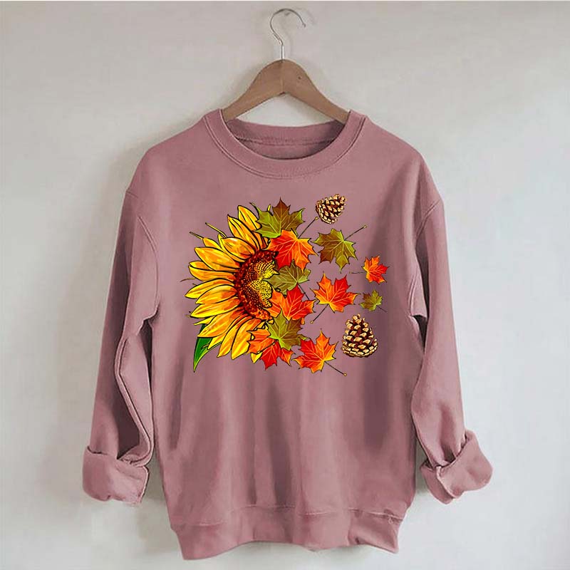 Autumn Sunflower Sweatshirt