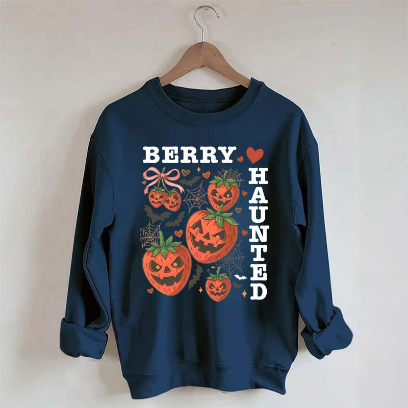 Strawberry Coquette Summerween Scary Fruit Sweatshirt