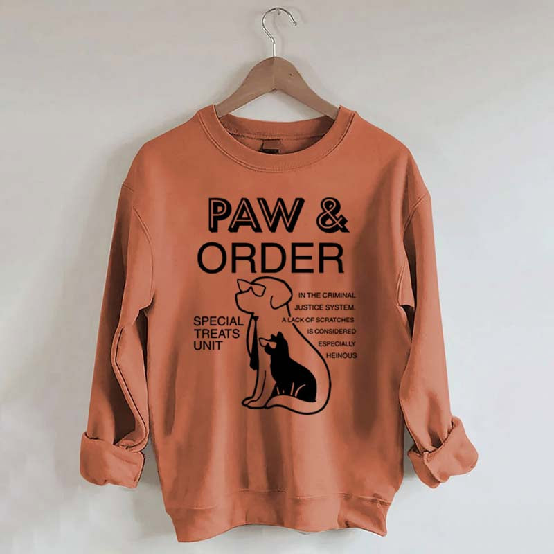 Paw And Order Fur Mama Sweatshirt