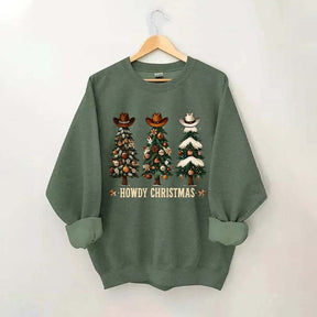 Western Christmas Tree Sweatshirt