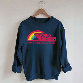 Reading Rainbow Take A Look It's In A Book Sweatshirt