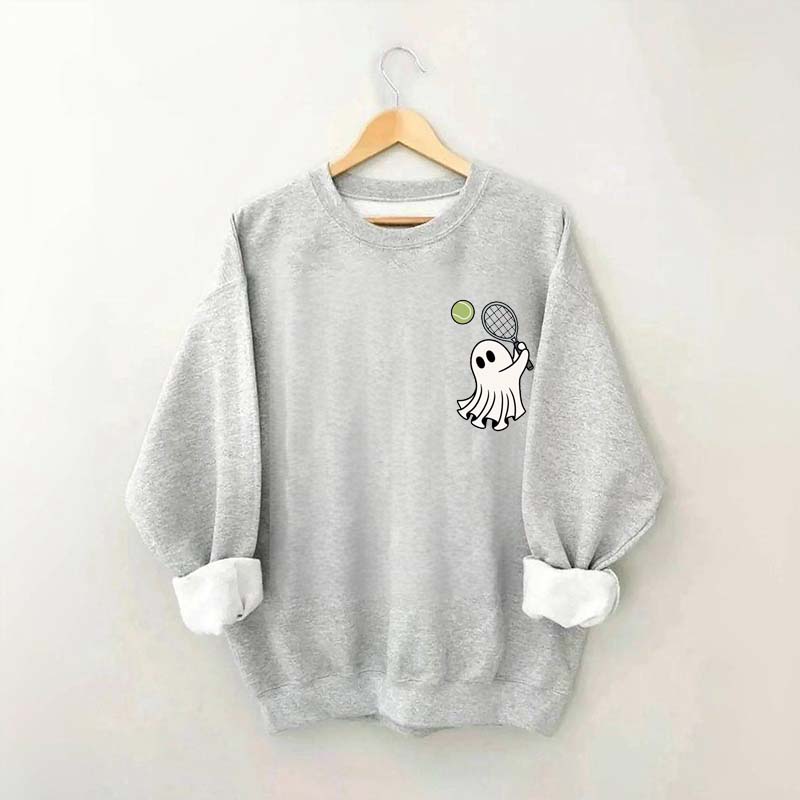 Tennis Ghost Halloween Sweatshirt