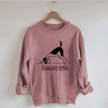 Downward Human Dog Yoga Sweatshirt