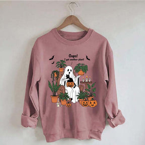 Oops I Got Another Plant Ghost Sweatshirt