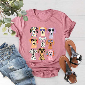 Cute Dog Puppy Graphic T-Shirt