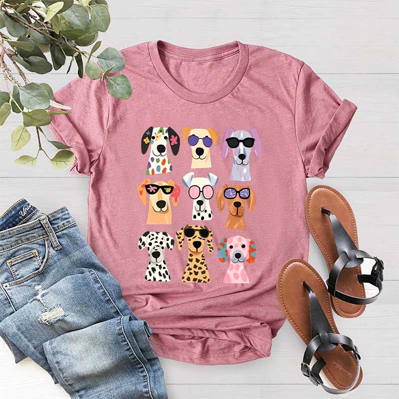 Cute Dog Puppy Graphic T-Shirt
