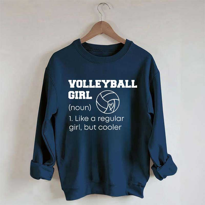Volleyball Girl Explanation Sweatshirt