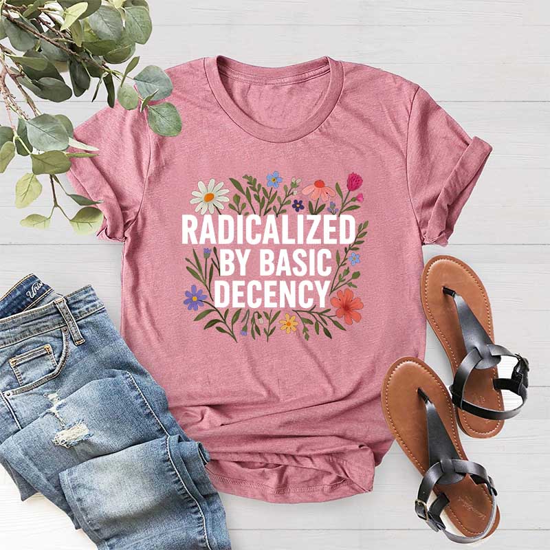 Progressive Floral Political T-Shirt