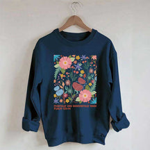 Fearfully And Wonderfully Made Abstract Flower Sweatshirt