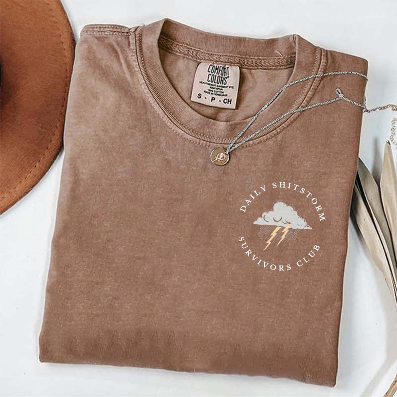 Daily Shitstorm Survivors Club  Mental Heath T-Shirt