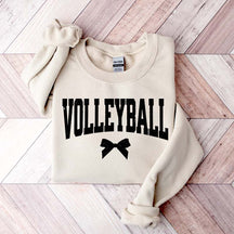 Volleyball Mom Bow Sweatshirt