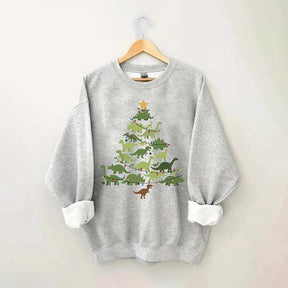 Dinosaurs Christmas Tree Sweatshirt
