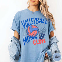 Volleyball Moms Club Comfort Colors T-Shirt