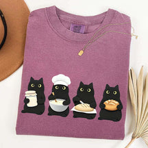 Black Cats Sourdough T-Shirt