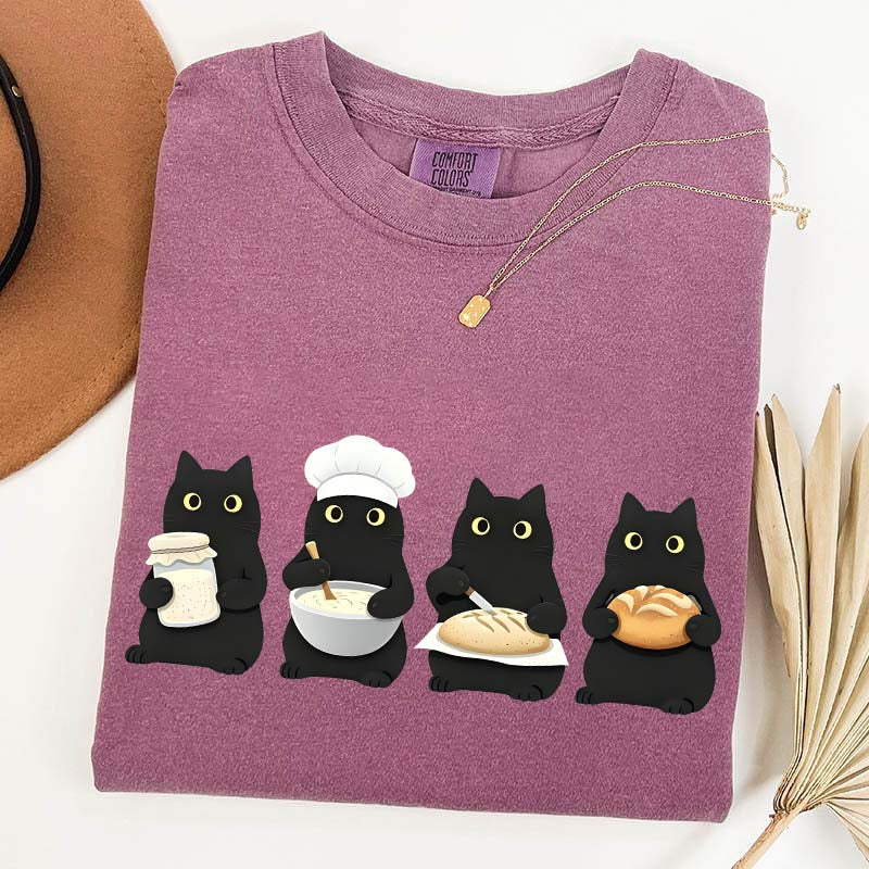 Black Cats Sourdough T-Shirt