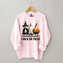 Retro Halloween Chicken Sweatshirt