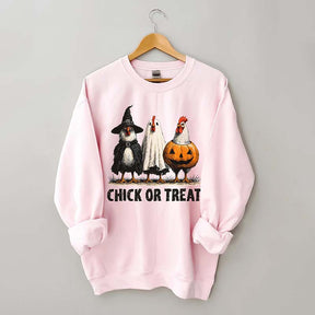 Retro Halloween Chicken Sweatshirt