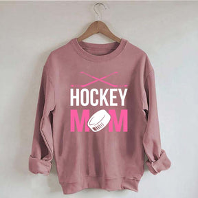 Hockey Mom Pink Sweatshirt
