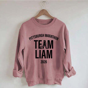 Custom Supporter Team Group Runner's Race Team Sweatshirt