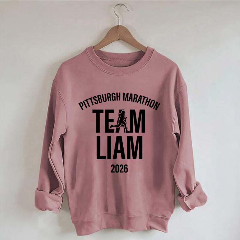 Custom Supporter Team Group Runner's Race Team Sweatshirt