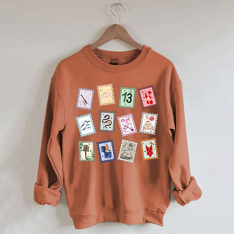 Music Stamps Sweatshirt