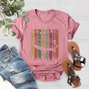 Retro Zeppelin Airship T-Shirt